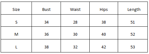Size Chart for Sonal Kukreja X Miakee – Juliet