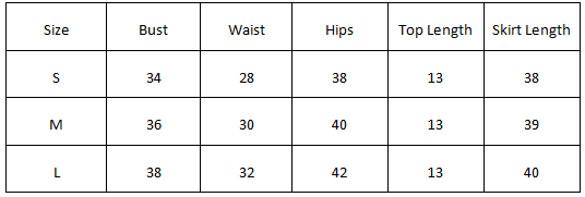 Size Chart for Mahira Sharma X Miakee – Raya