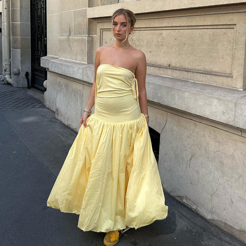 Katlene  Dress - Yellow