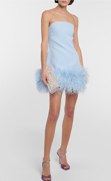 Seraya Mini Dress - Blue