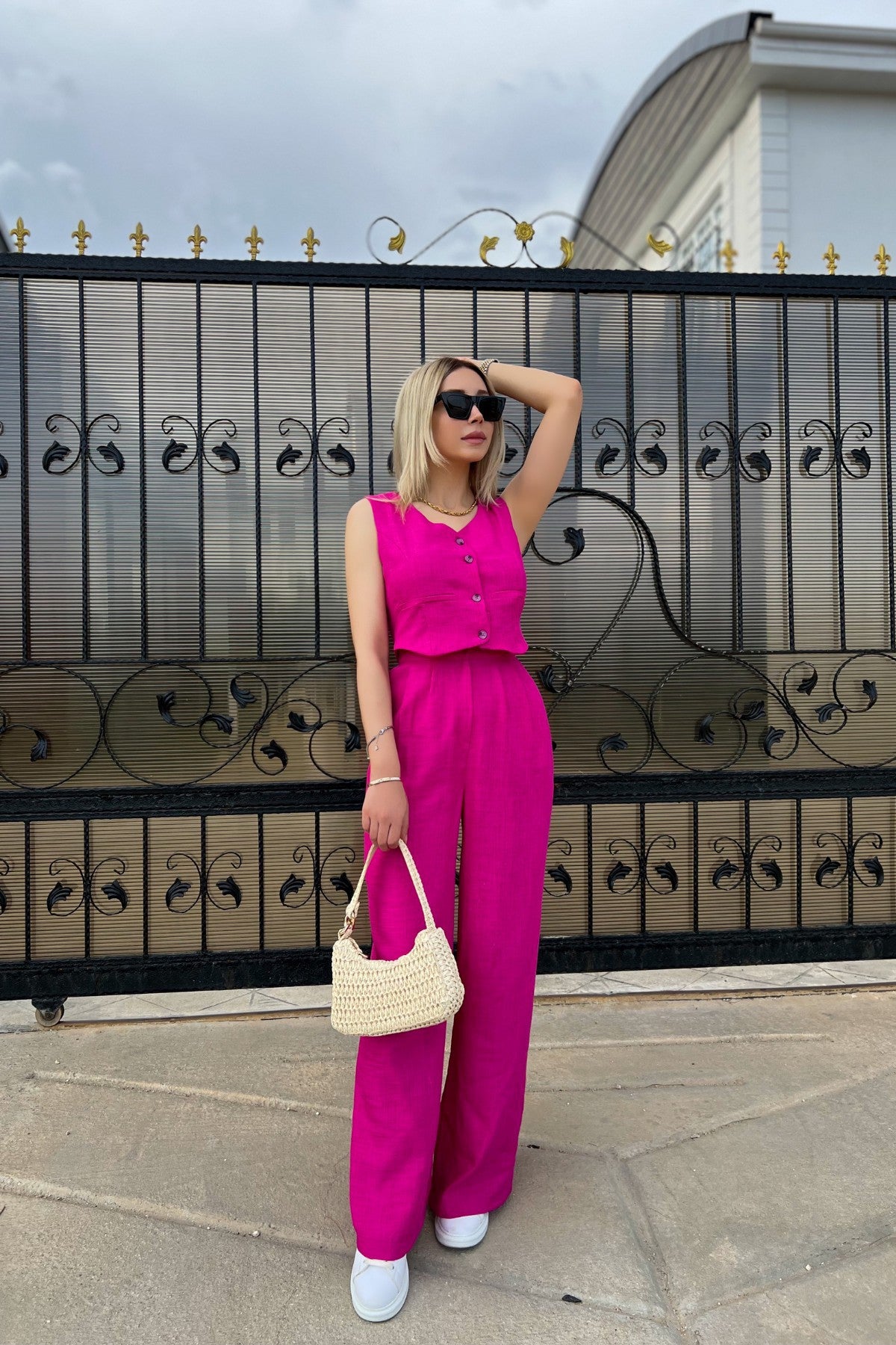 Eda Co-ord - Rose Red