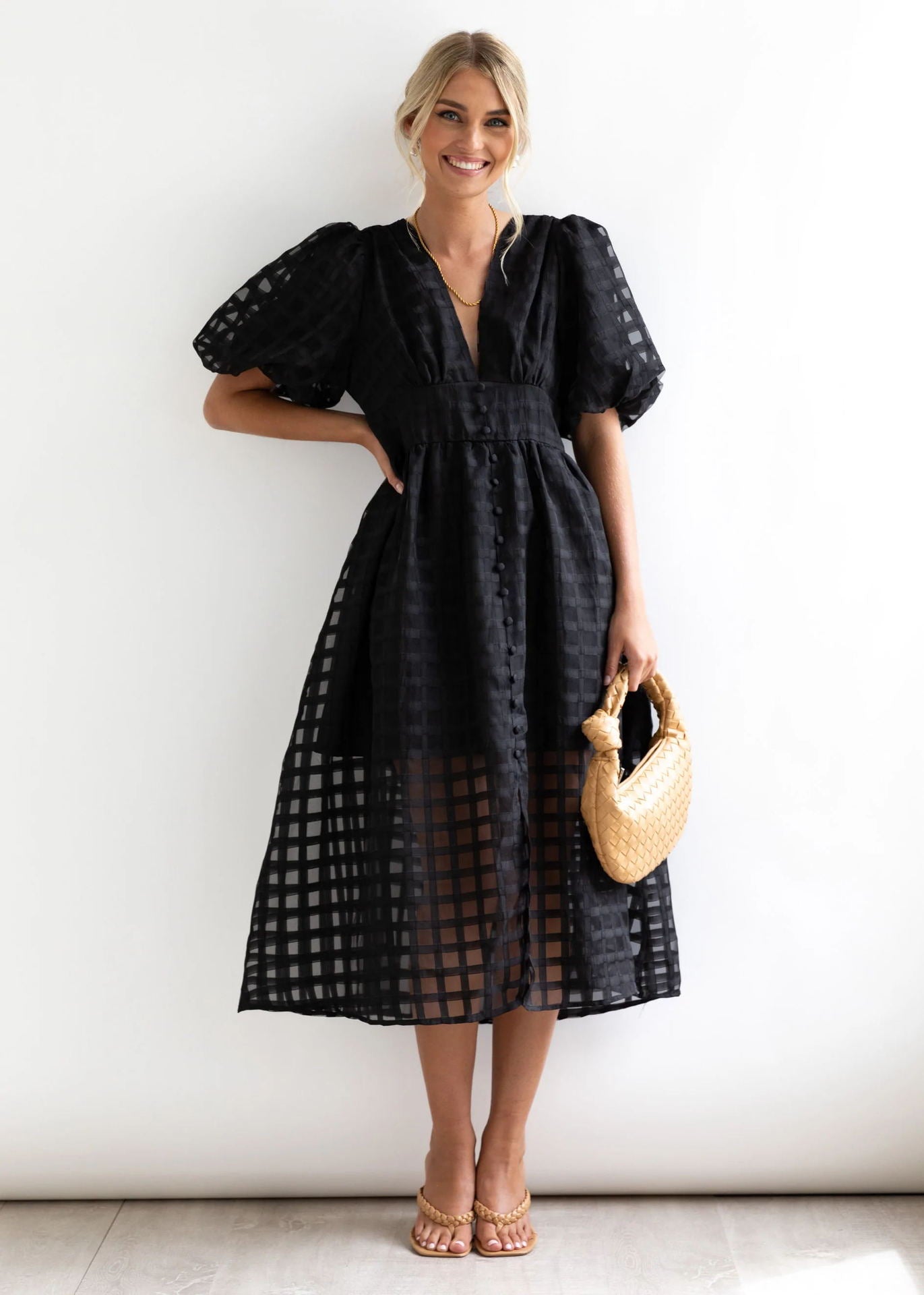 Paradise Midi Dress - Black