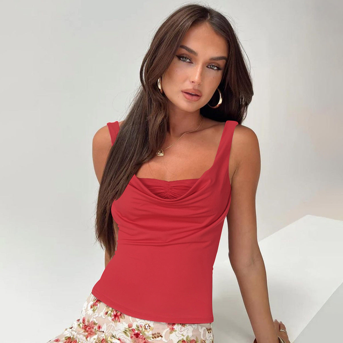 Oslo Top - Red