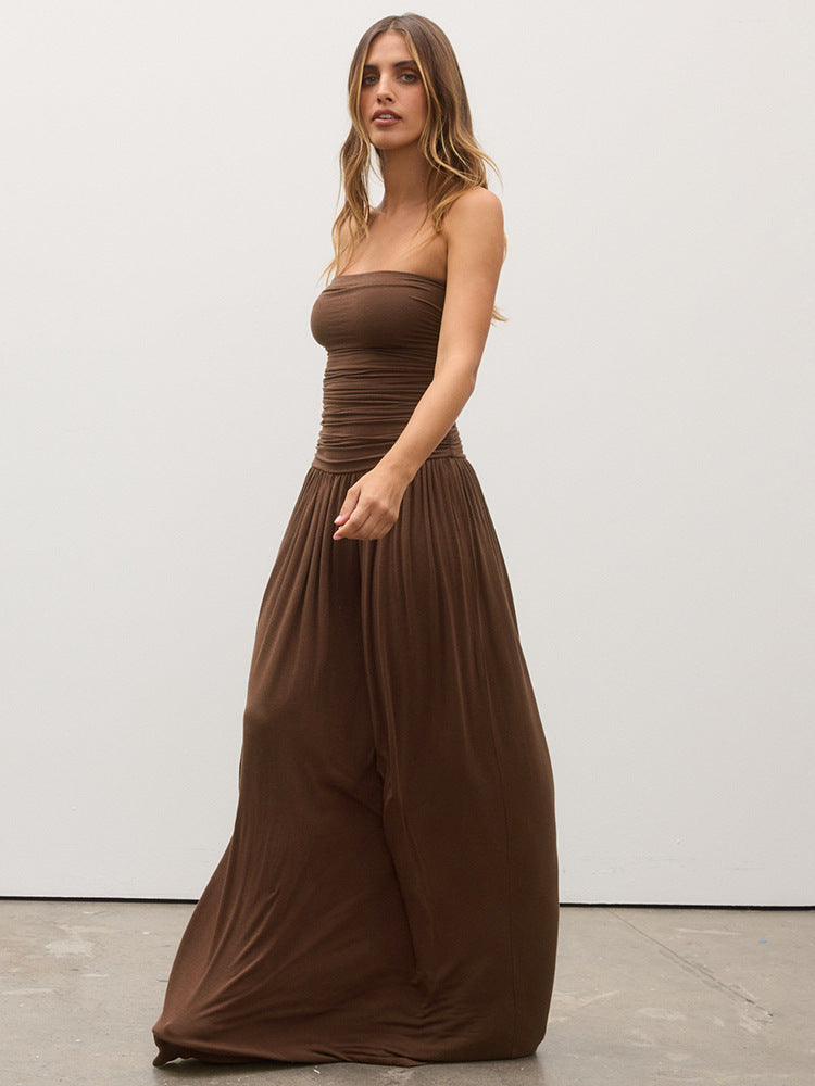 Becky Maxi Dress - Brown