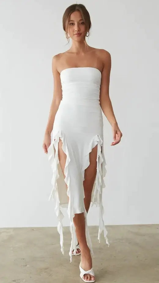 Aliza Mini Dress - White