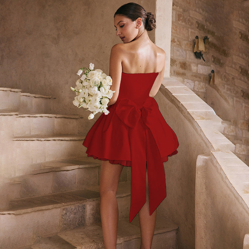 Flirty Flare Dress - Red L Flirty Flare Dress - Red L