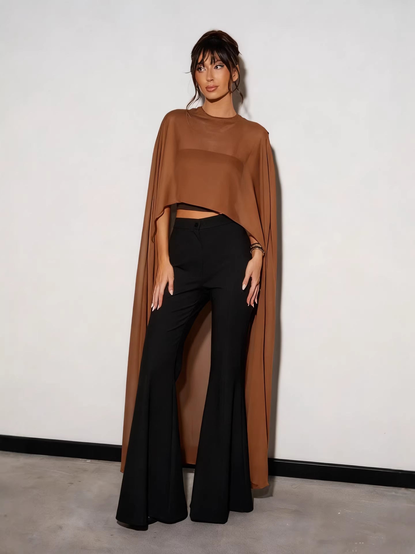 Tira Cover Up Top - Brown
