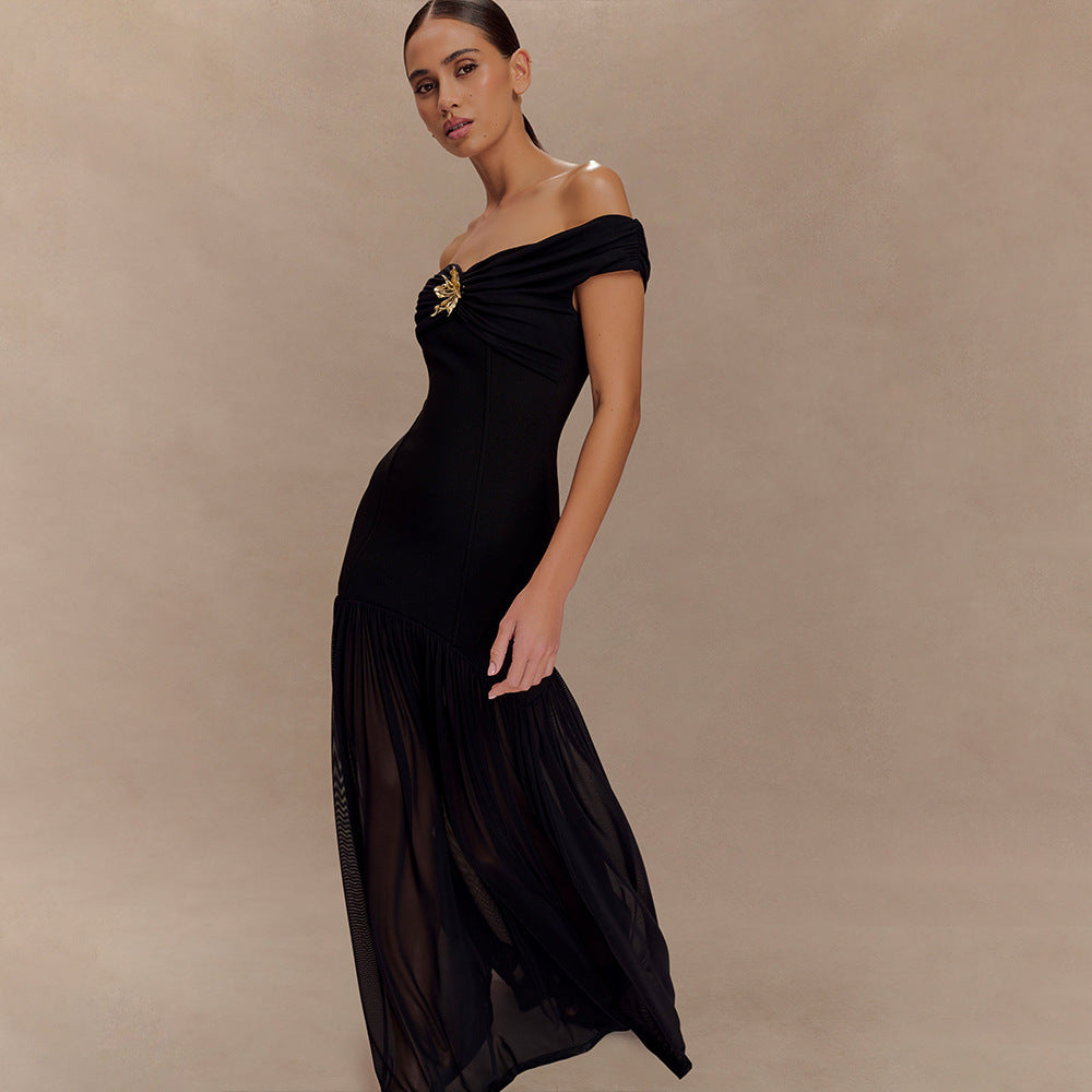 Paris Maxi Dress-Black