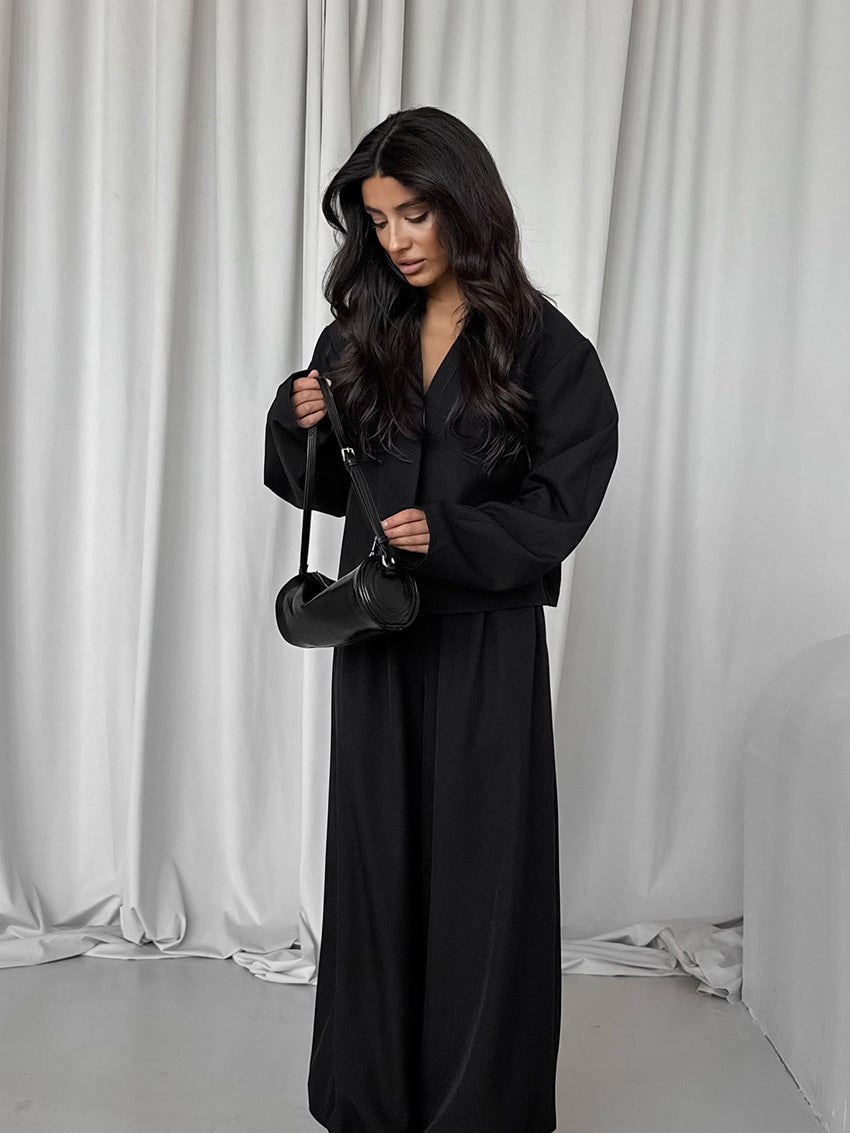 Roselle Co Ord Set - Black