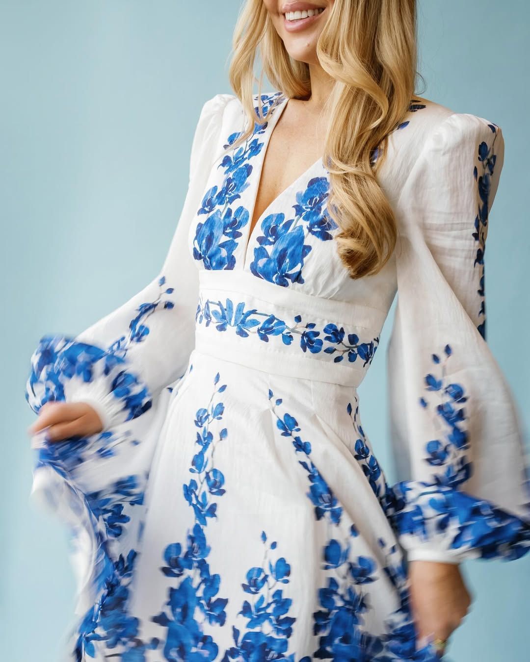 Monte Coast  Swimsuit Short Skirt Set - Blue