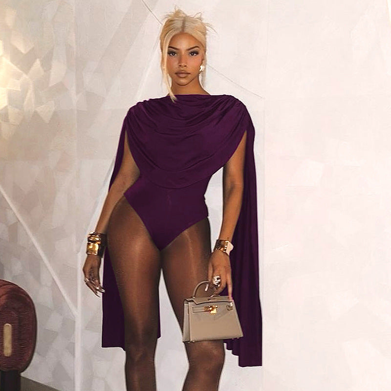 Dwayne Bodysuit -Purple