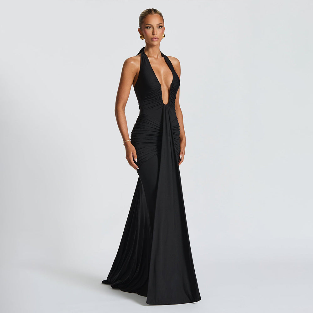 Aster Maxi Dress - Black
