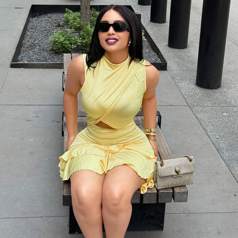 Slone Mini Dress - Yellow