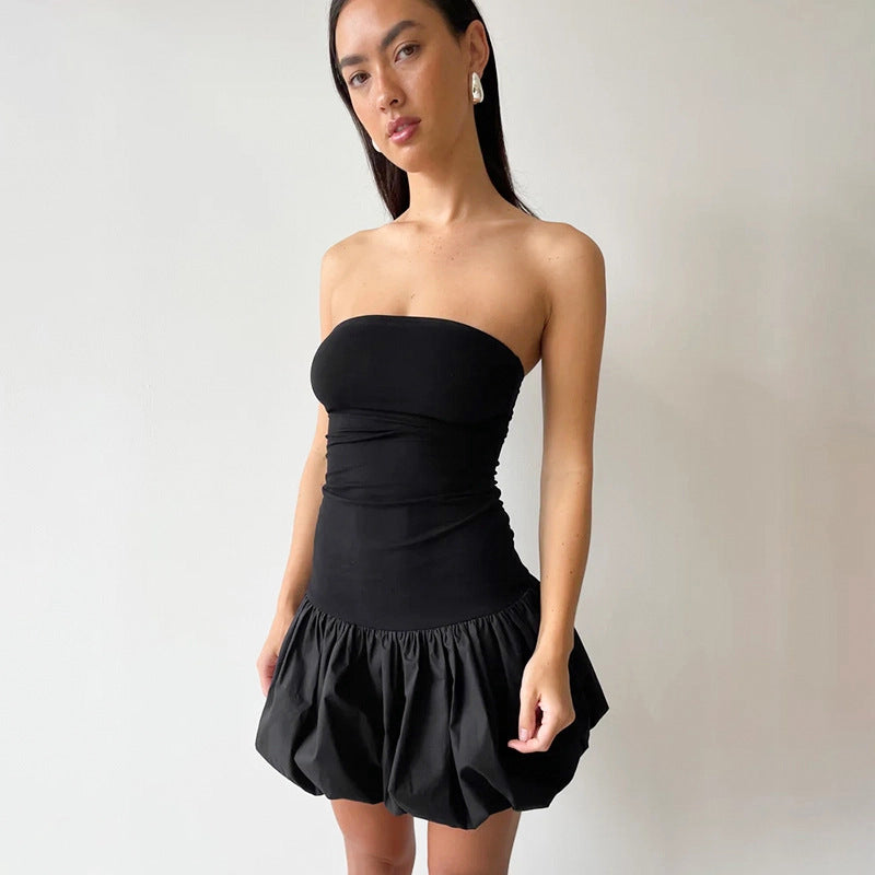 Barney Mini Dress - Black