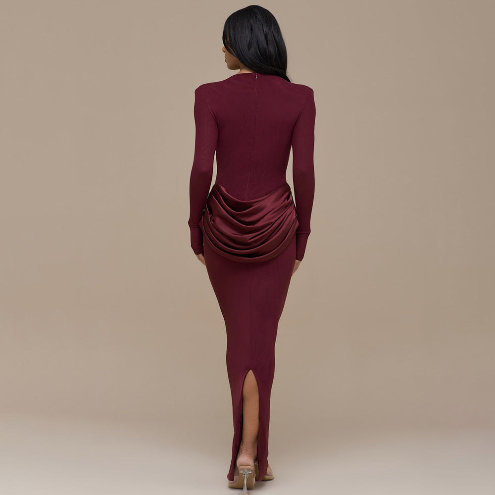 Hosé Maxi Dress - Red