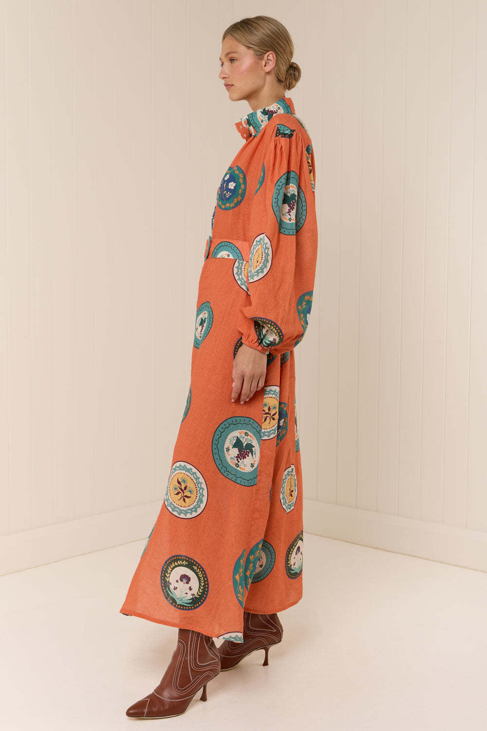 Zaare Maxi Dress - Orange