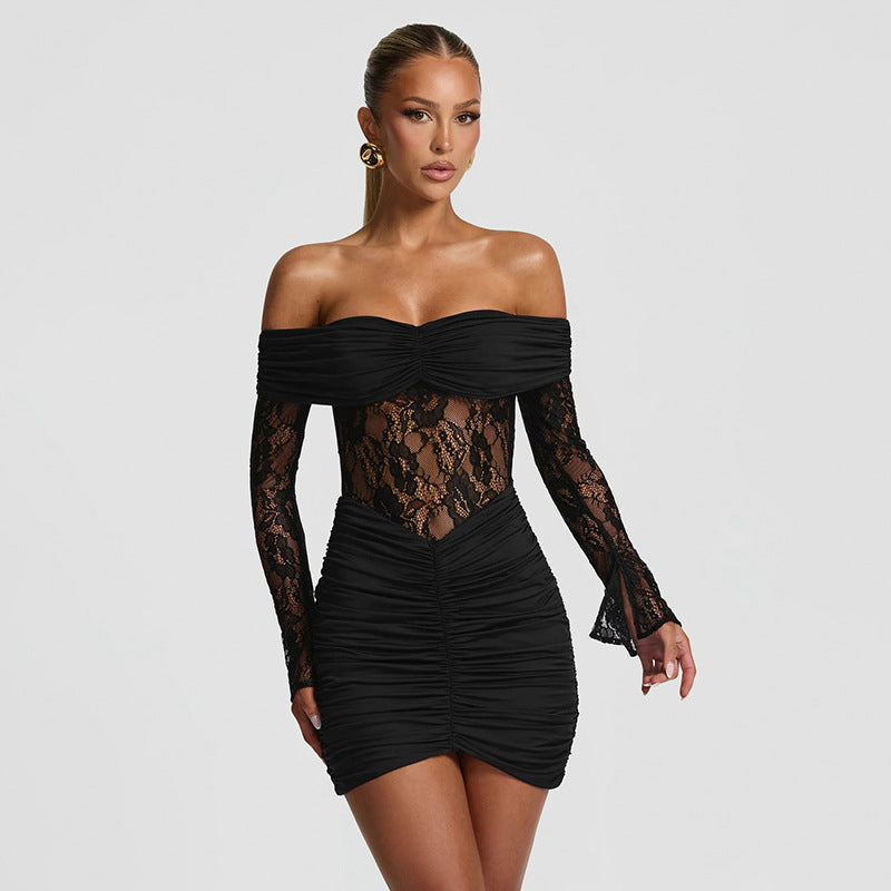 Pathy Mini Dress - Black