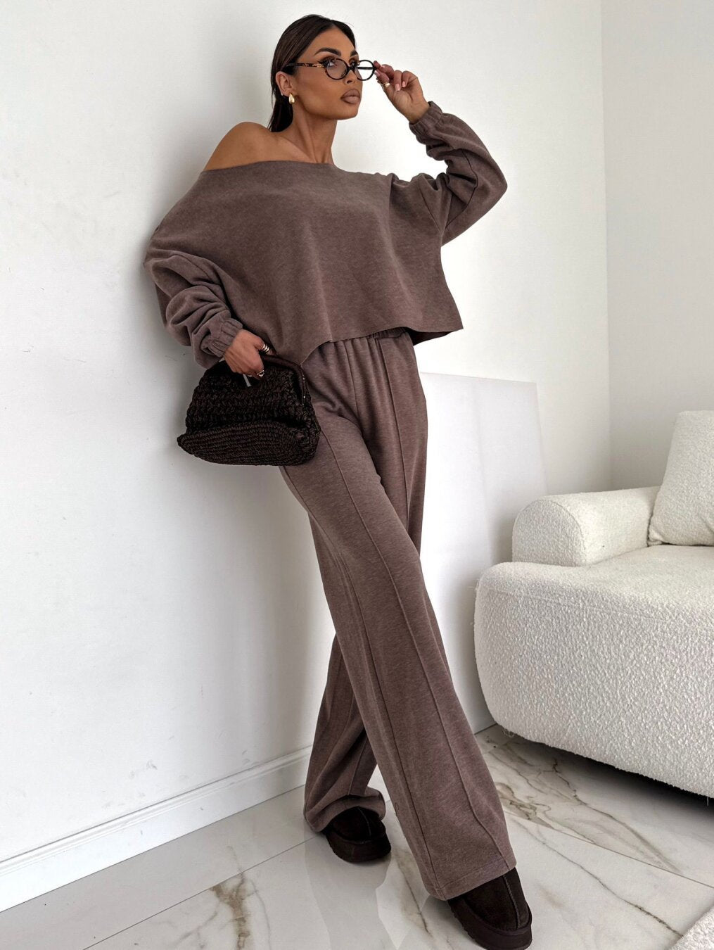 Beatrice Co-ord - Brown