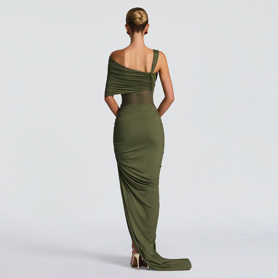 Veridian Vogue Maxi Dress - Green