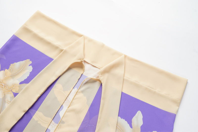 Lavender Haze Wrap Skirt - Purple