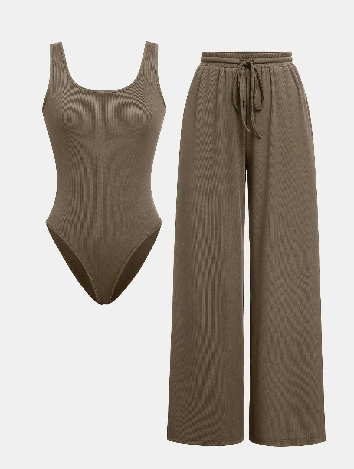 Shira Co-Ord Set - Brown