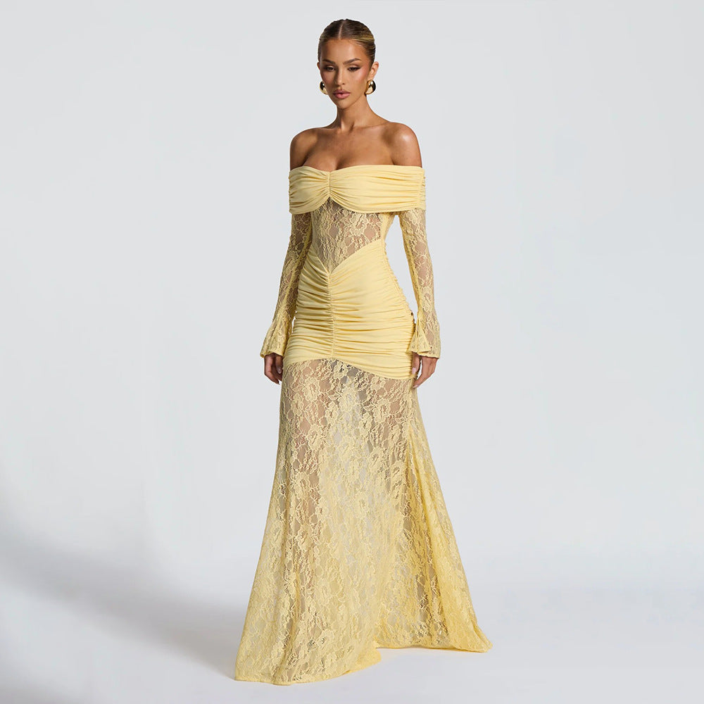 Calisse Maxi Dress - Yellow