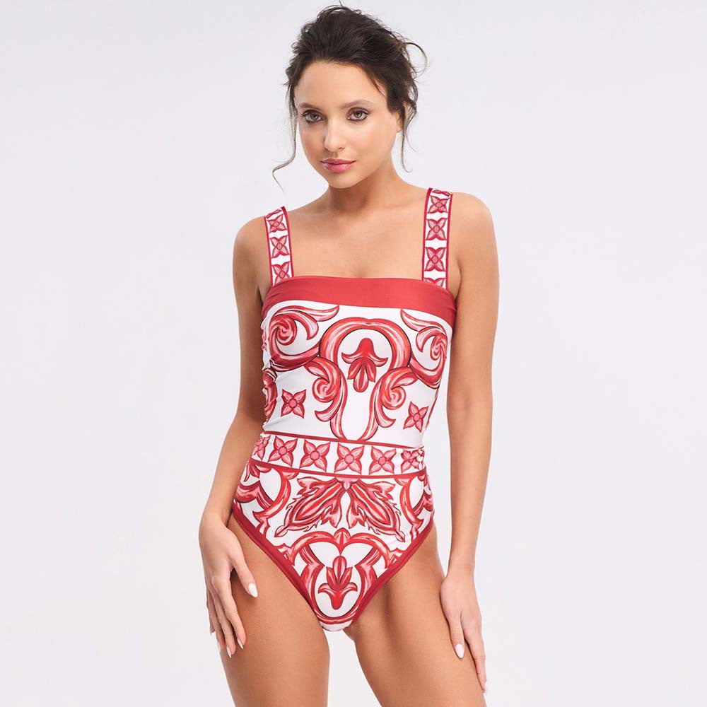 Seaside Rouge Swimsuit  - Red