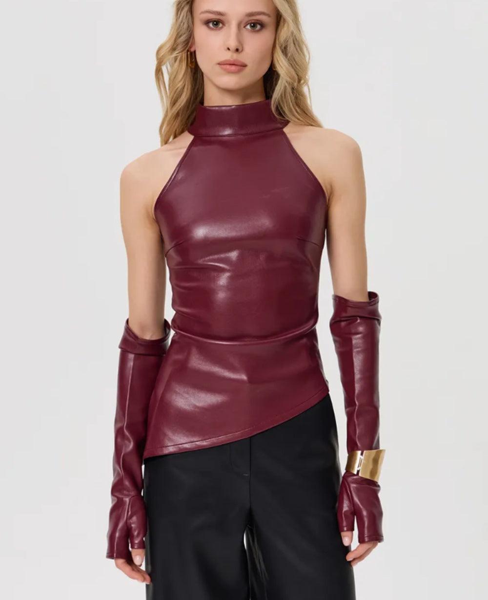 Winnolla Top - Maroon