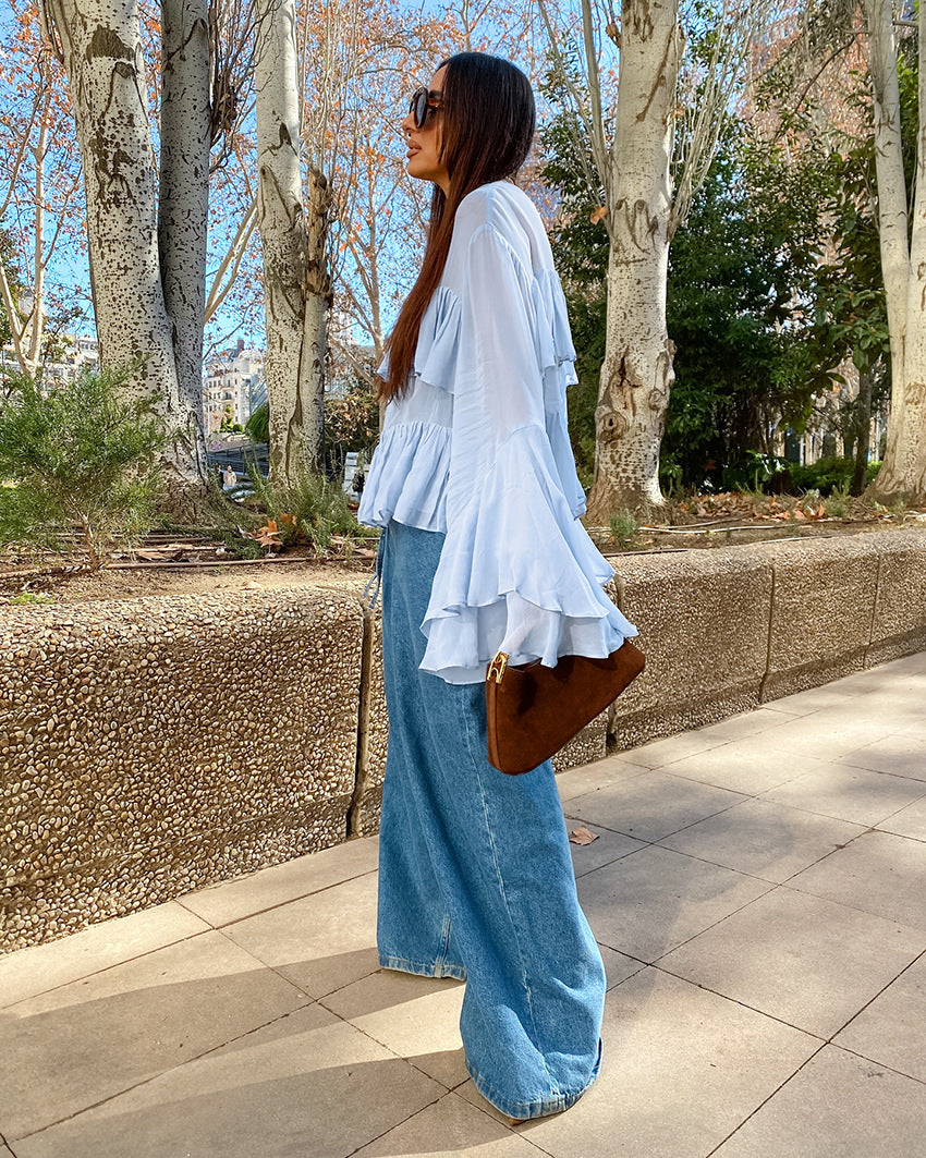 Elise Top - Blue