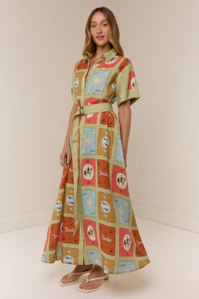 Darby Maxi Dress - Green