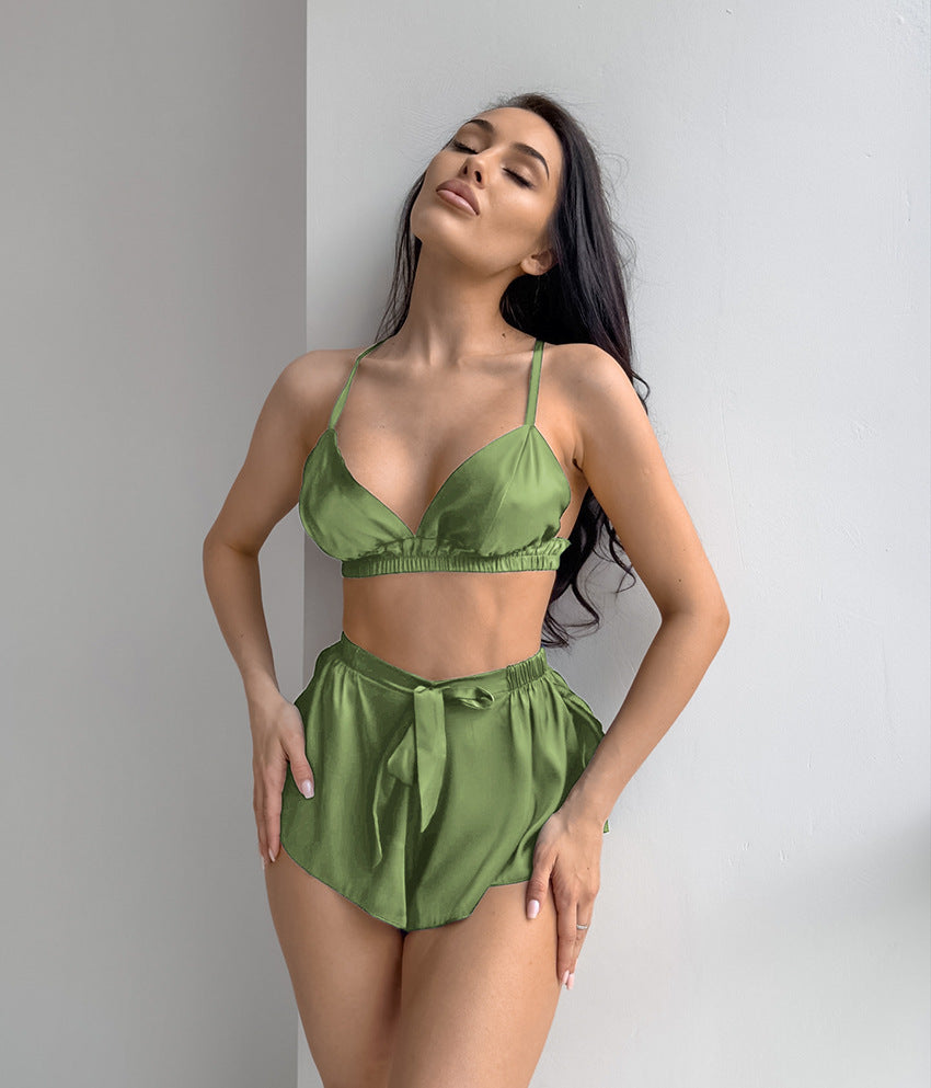 Katie Night Suit Set - Green