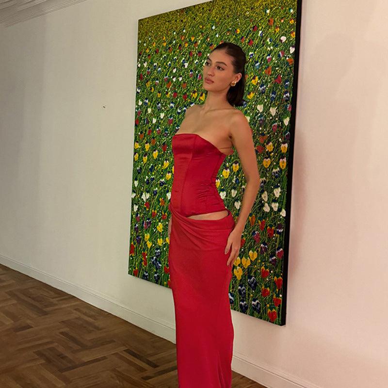 Tess Maxi Dress - Red