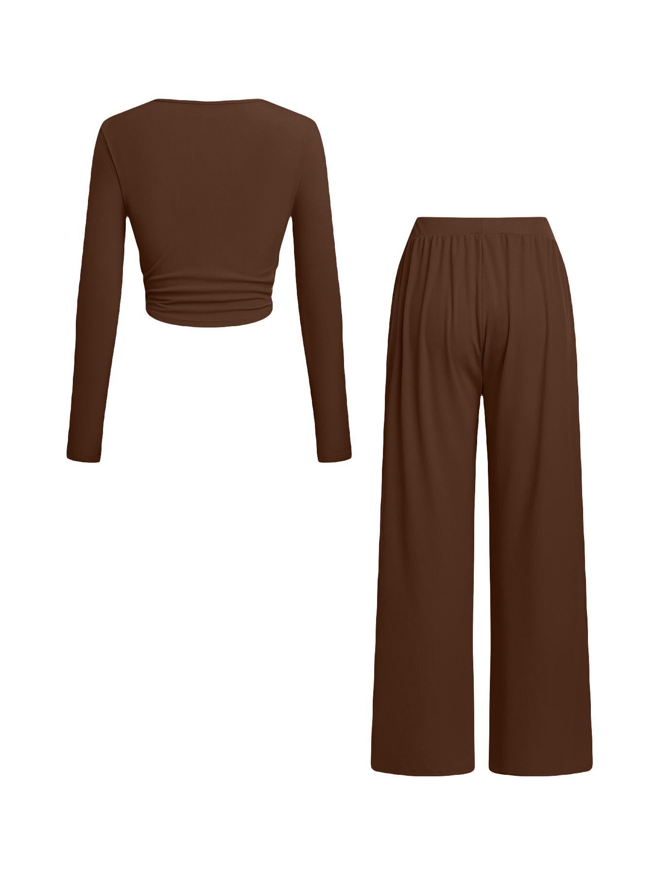 Brodie Co-Ord Set - Brown