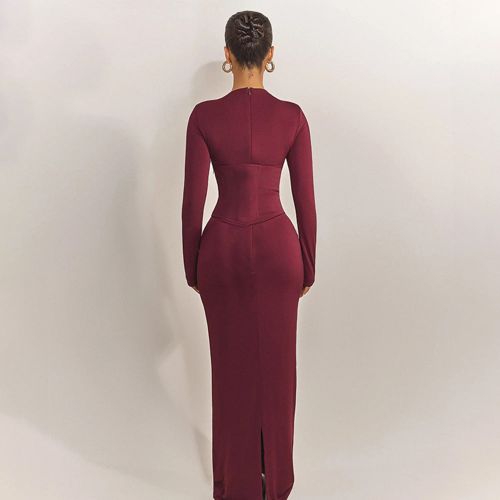 Ziva Maxi Dress - Red