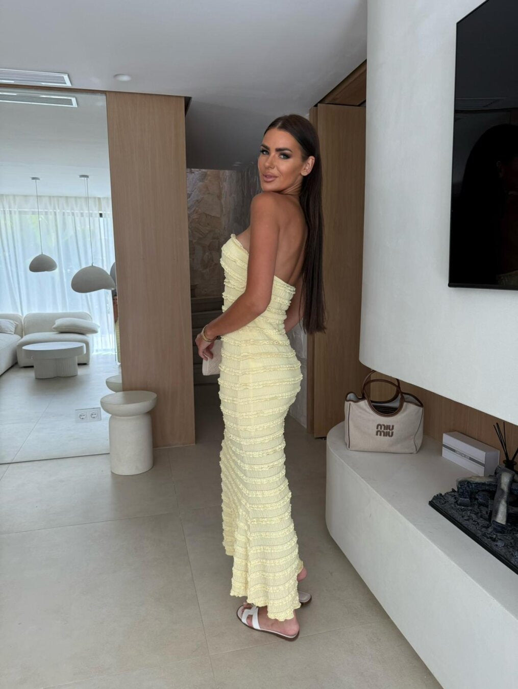 Serena Maxi Dress - Yellow