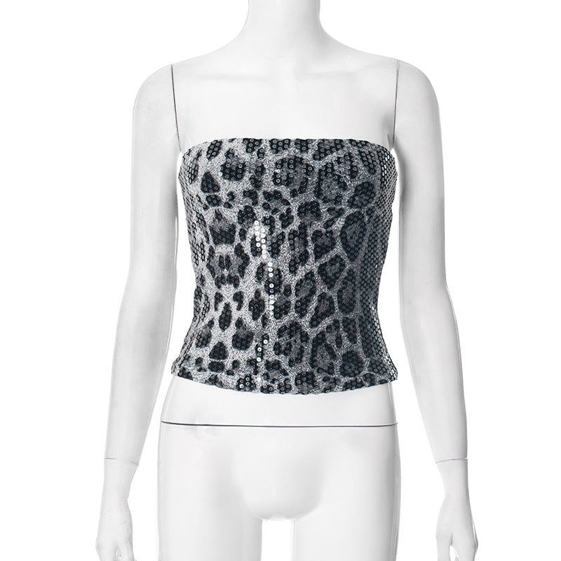 Feline Top - Grey