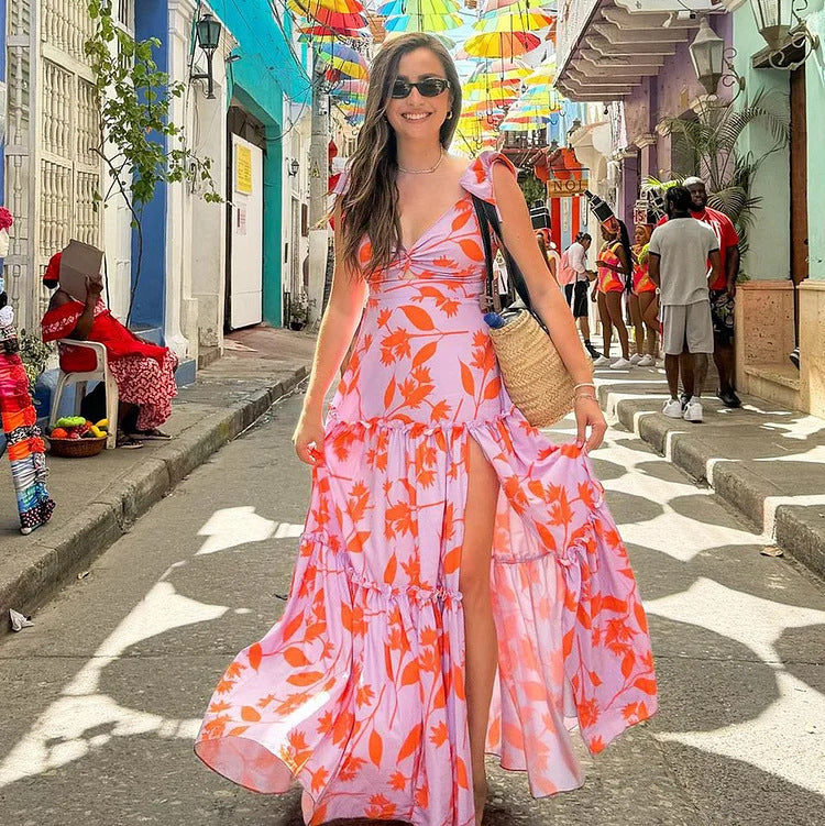 Springly Umbrella Skirt - Pink