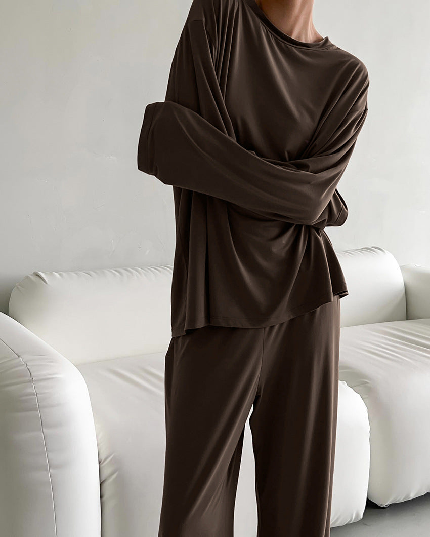 Lupi Night Suit Set - Brown