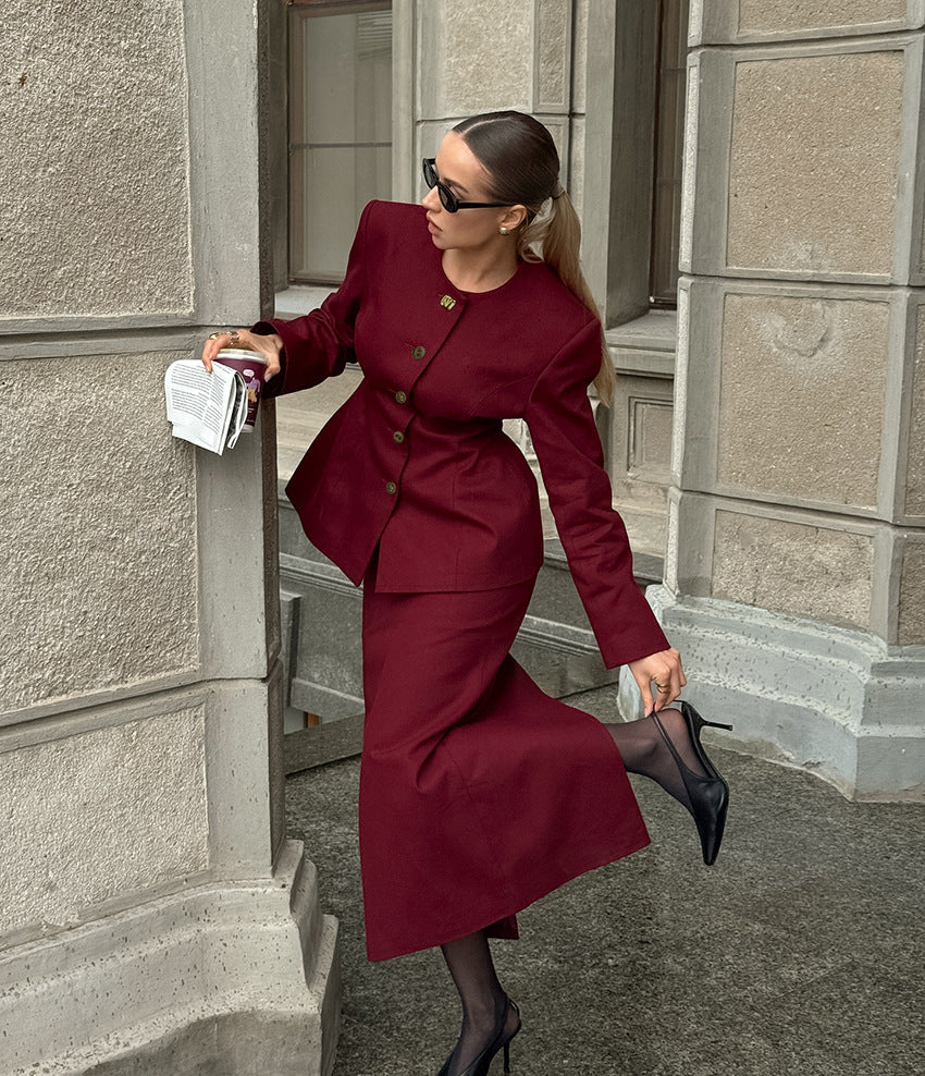 Rue Co ord Set - Red