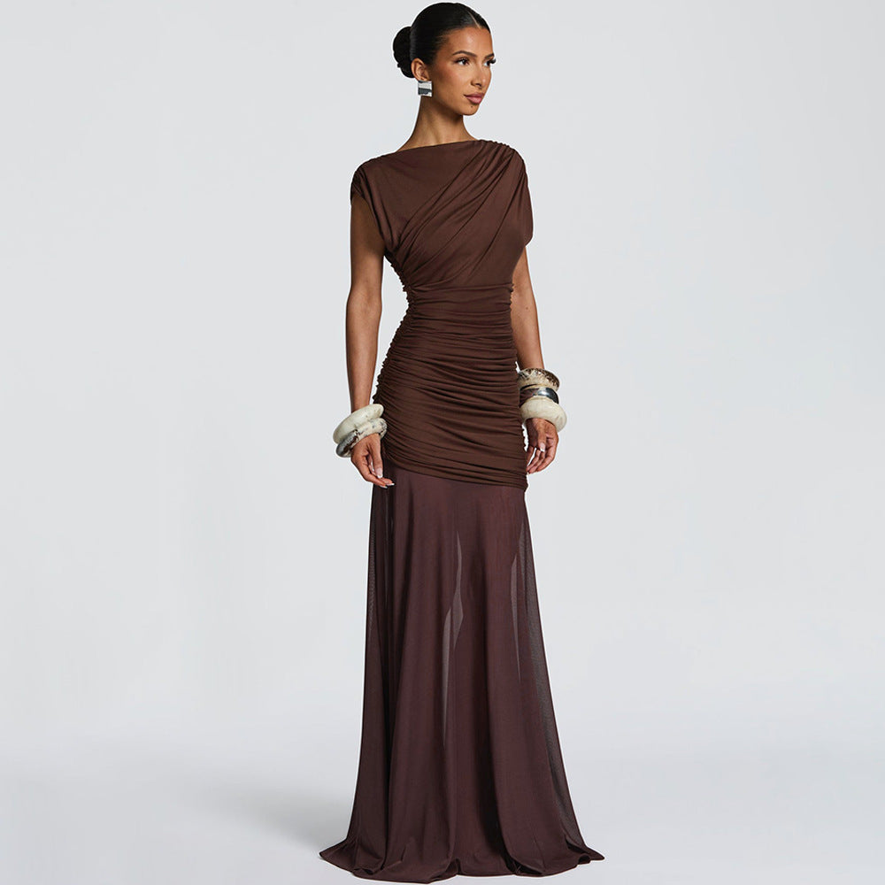 Julissa Maxi Dress - Brown
