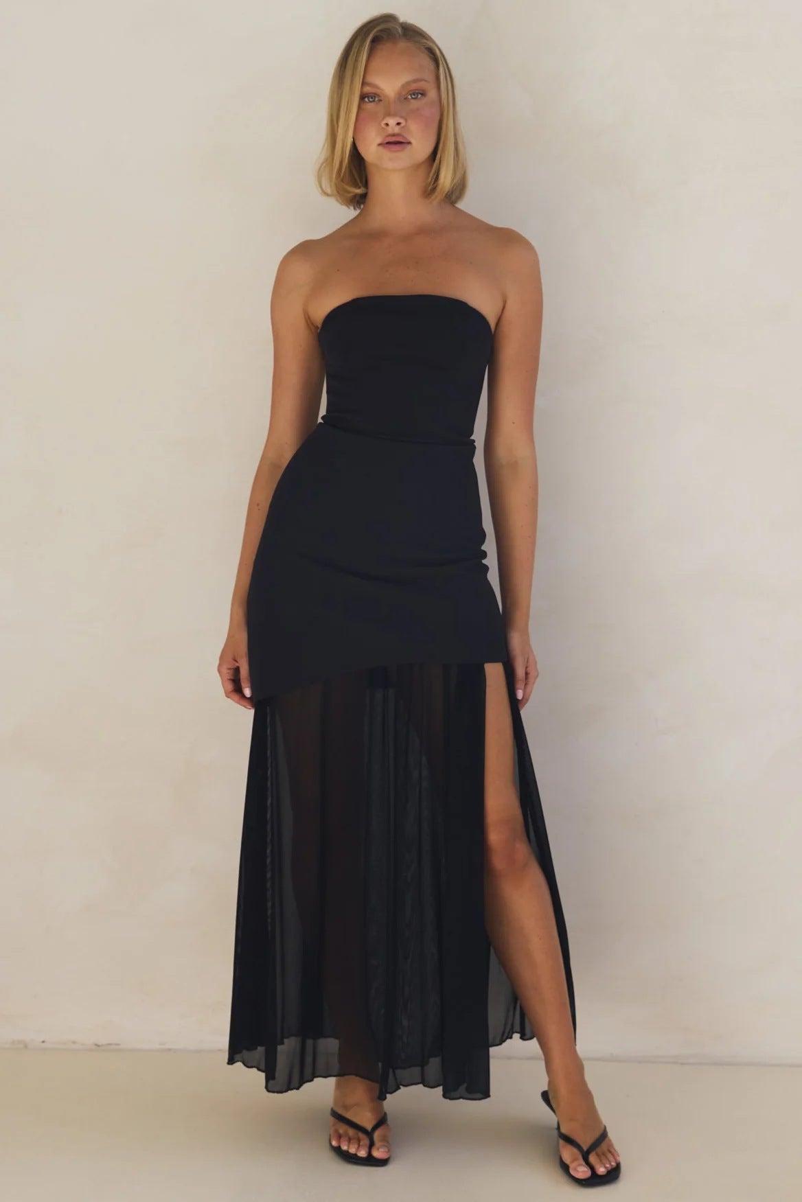 Dream Weaver Maxi Dress - Black