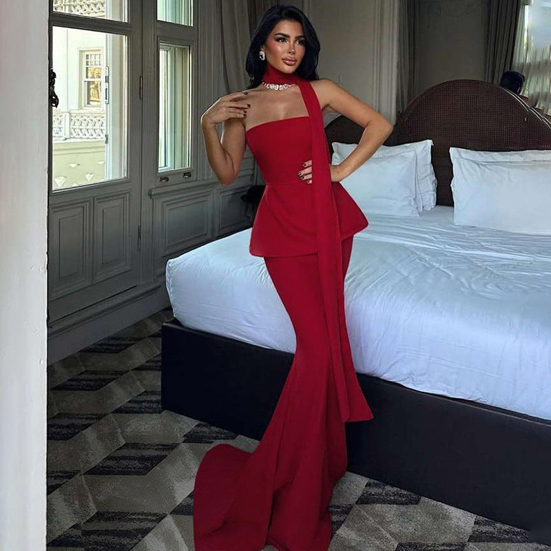 Sabrina Maxi Dress - Red