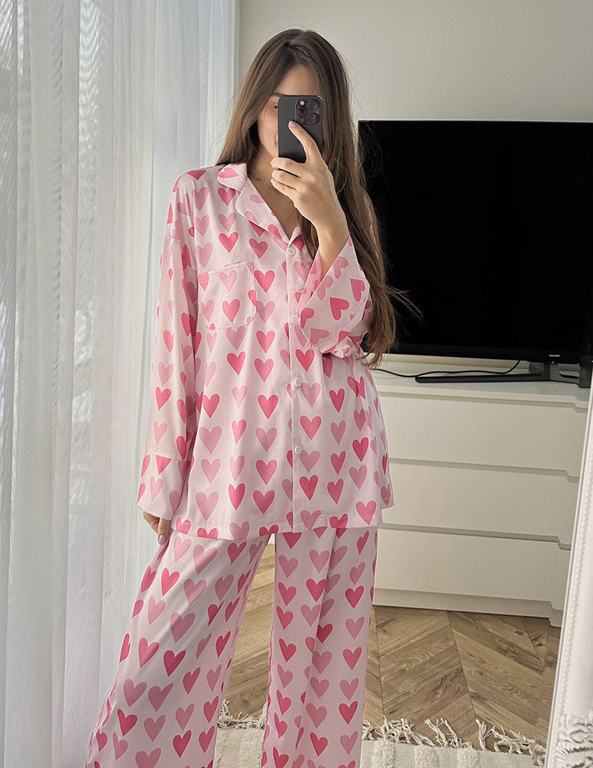 Jenny Night Suit Set - Pink