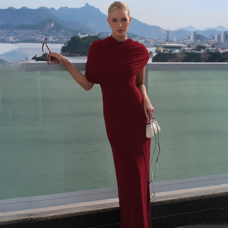 Averine Maxi Dress - Maroon