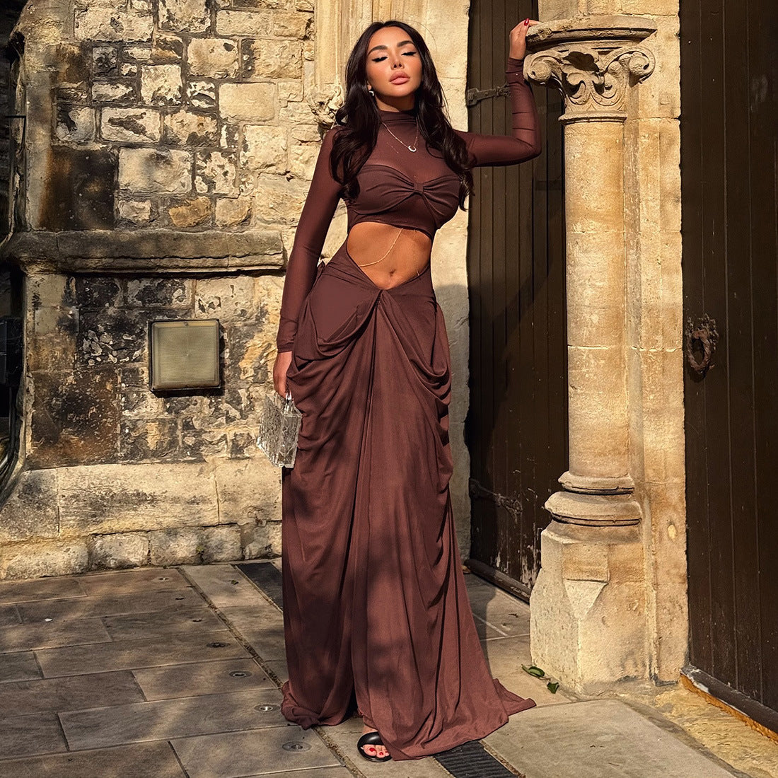 Roberta Dress - Brown