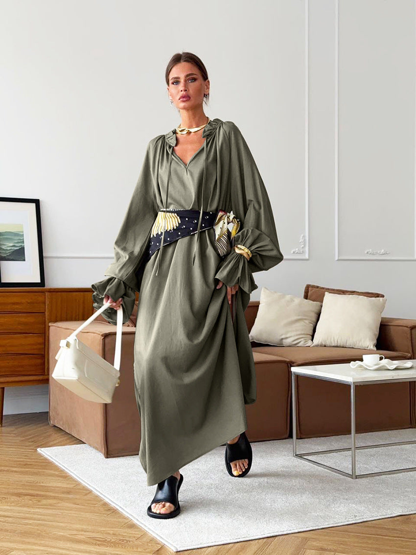 Olivra Maxi Dress - Green