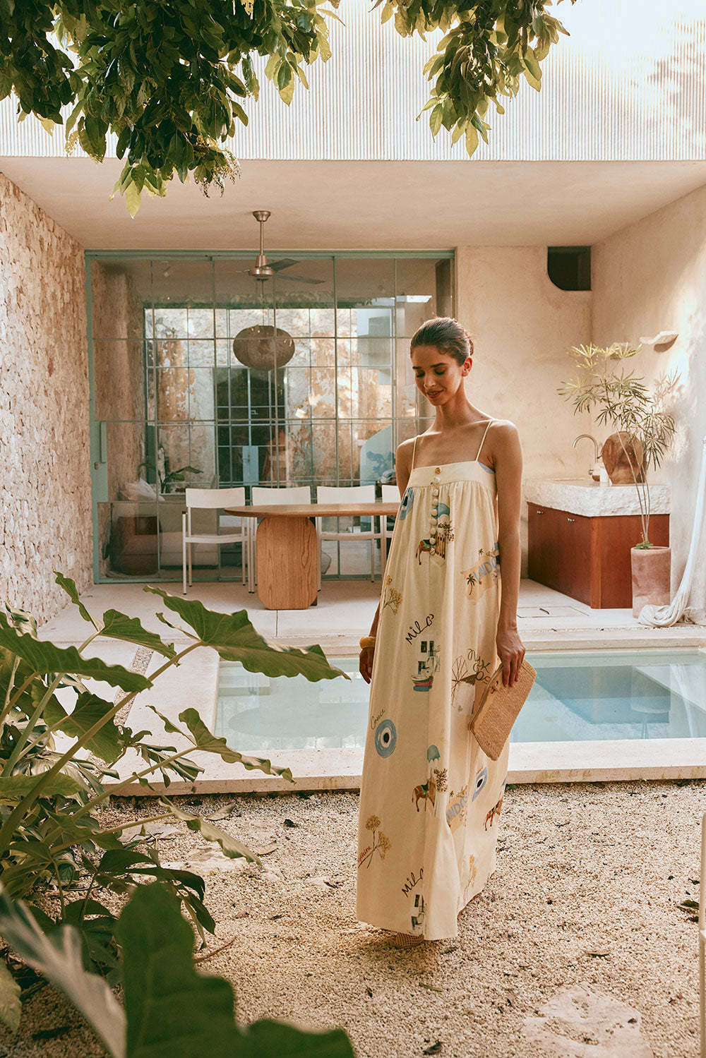 Reeva Maxi Dress - Apricot