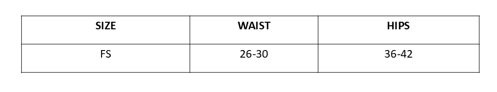Size Chart for Ivory Tide Swimwear Shorts - White