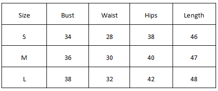 Size Chart for Ashi Khanna X Miakee – Arsh