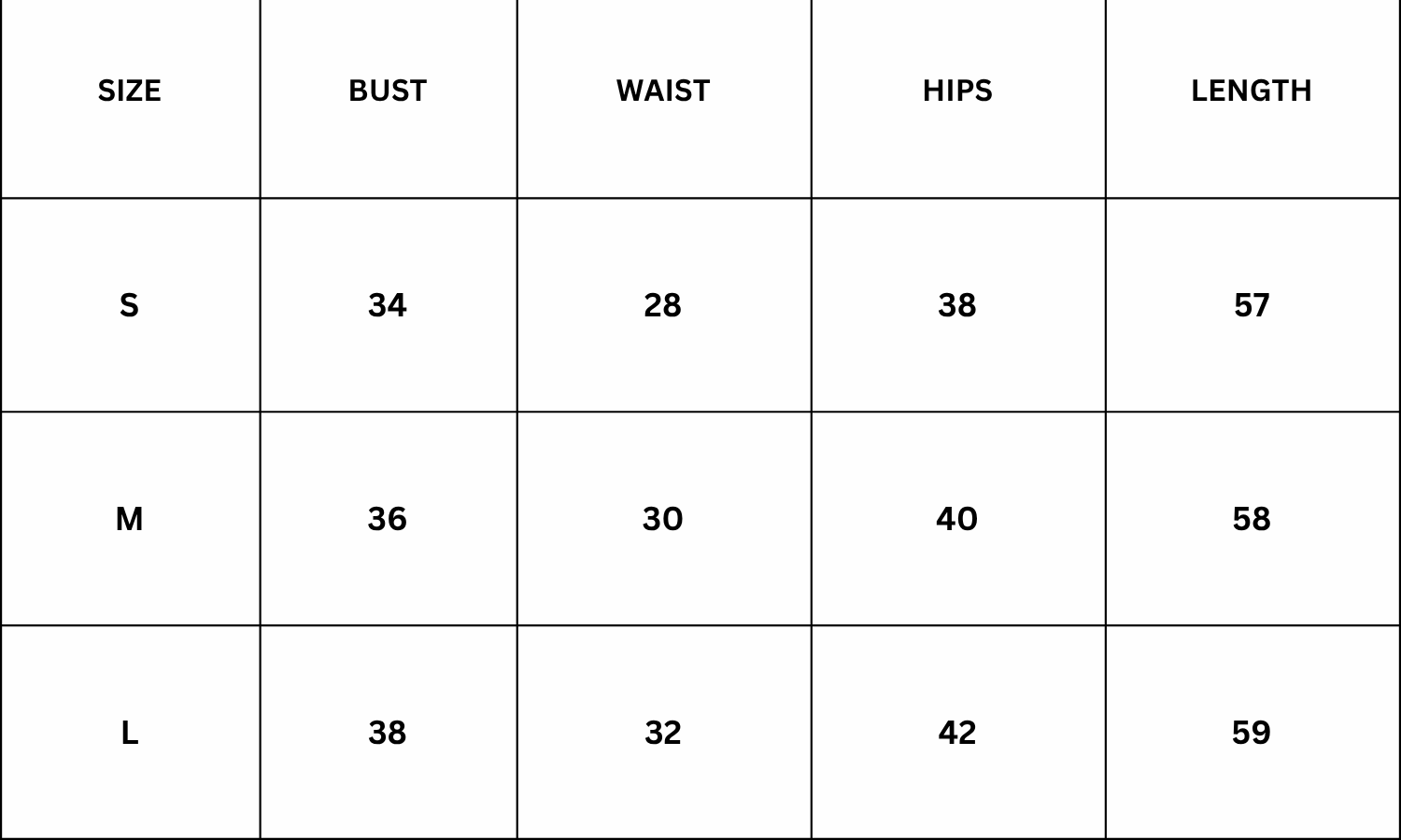 Size Chart for Melisa Maxi Dress - Maroon